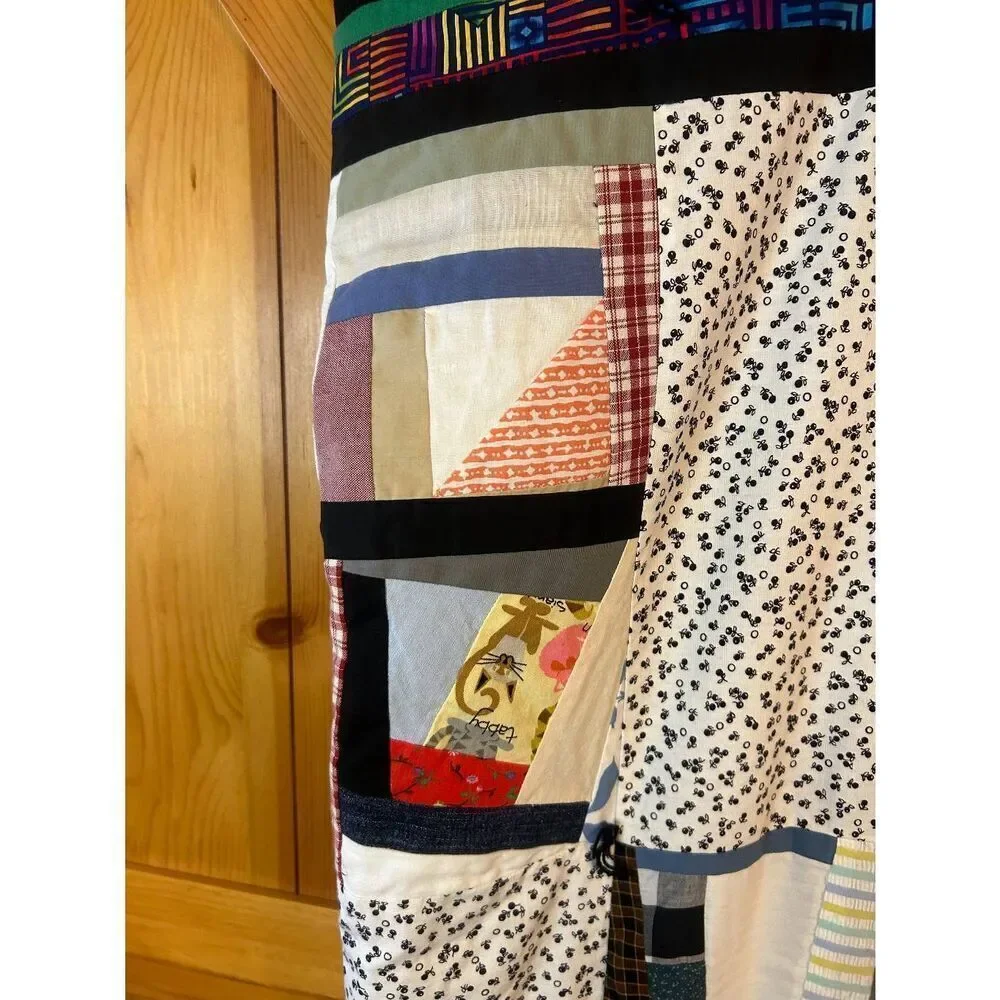 Handmade Quilt Black Backing Maine Coon Cats Winnie The Pooh 77.5x61 READ (5363)